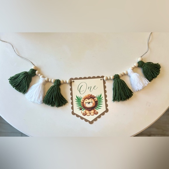 New - High Chair First Birthday Banner - Picture 4 of 5